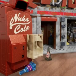 Fallout - Red Rocket Truck Stop MEGA Building Block Construction Set (824 Pieces)