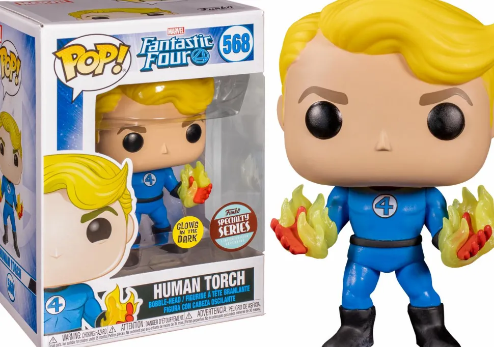 Fantastic Four - Human Torch Glow in the Dark Pop! Vinyl Figure