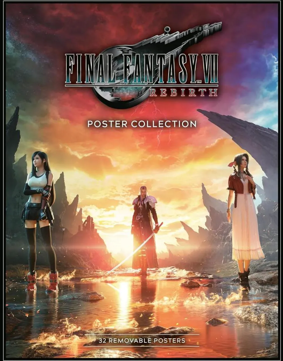 Final Fantasy VII Rebirth - Poster Collection Paperback Book