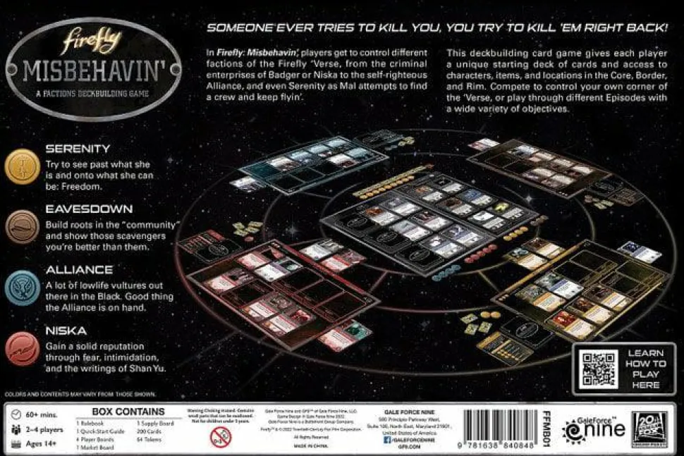 Firefly - Misbehavin’: A Factions Deckbuilding Game