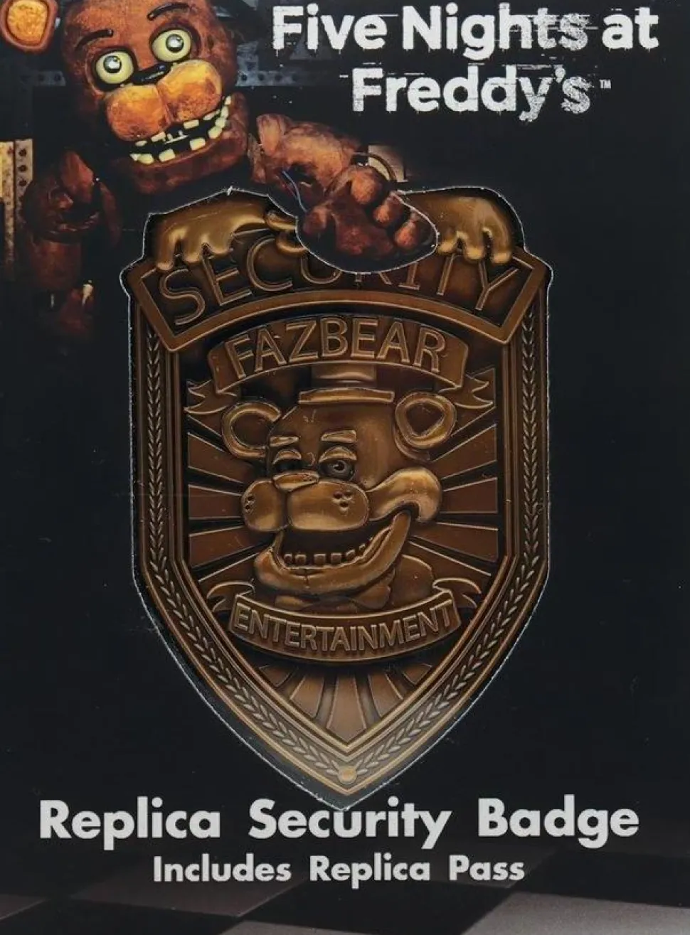 Five Nights at Freddy's - Security Badge Limited Edition Metal Replica