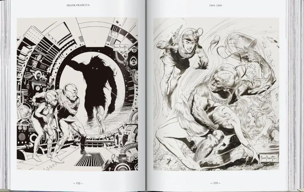 Frank Frazetta - The Fantastic Worlds of Frank Frazetta Taschen 40th Anniversary Hardcover Book