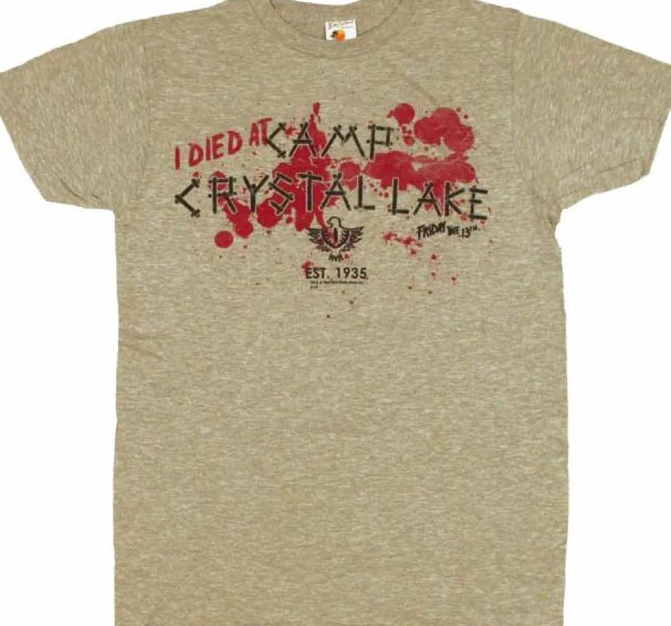 Friday the 13th - I Died At Camp Crystal Lake Male T-Shirt