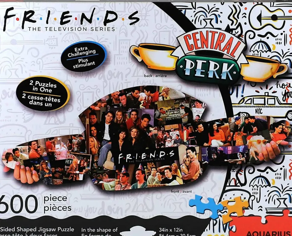 Friends - Central Perk & Collage 600 Piece Jigsaw Puzzle