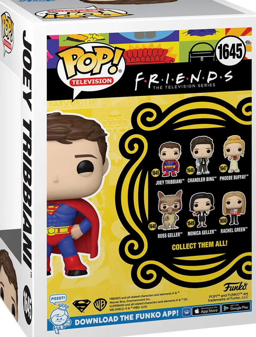 Friends - Joey Tribbiani in Superman Costume Pop! Vinyl Figure