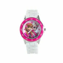 Frozen - Pink / White Time Teacher Watch (One Size)