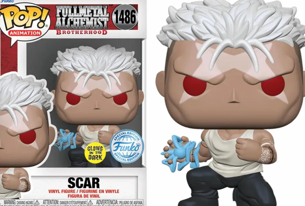 Fullmetal Alchemist: Brotherhood - Scar Glow-in-the-Dark Pop! Vinyl Figure