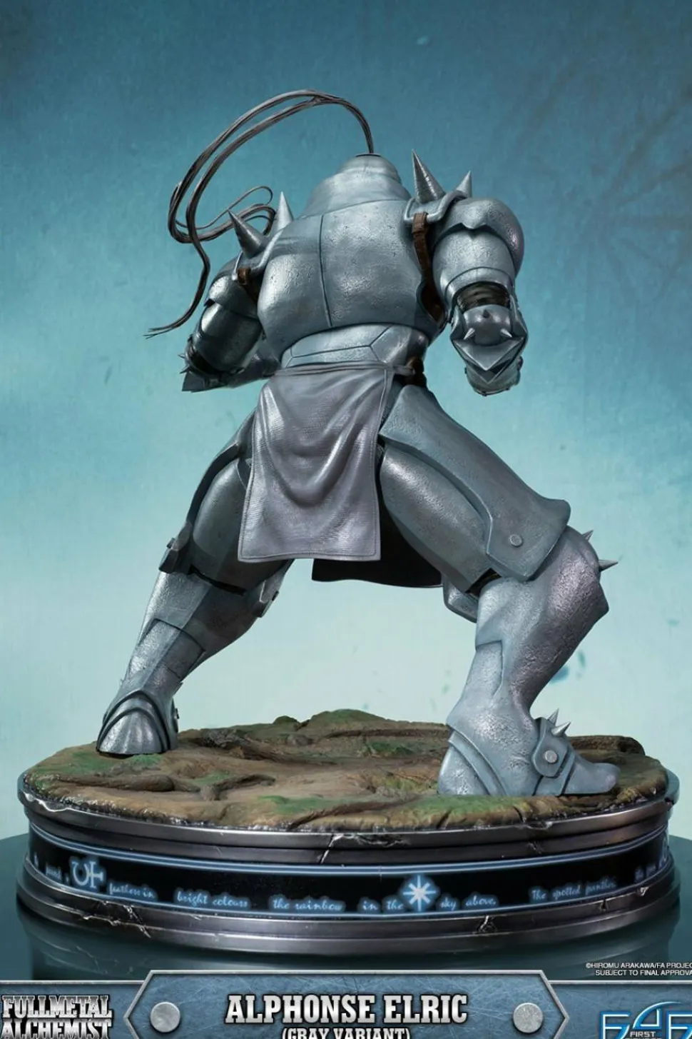 Fullmetal Alchemist: Brotherhood - Alphonse Elric Grey Variant 22” Statue