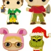 Funko Holiday - Buddy, Grinch, Kevin & Ralphie Pop! Enamel Pin Bundle (Set of 4)