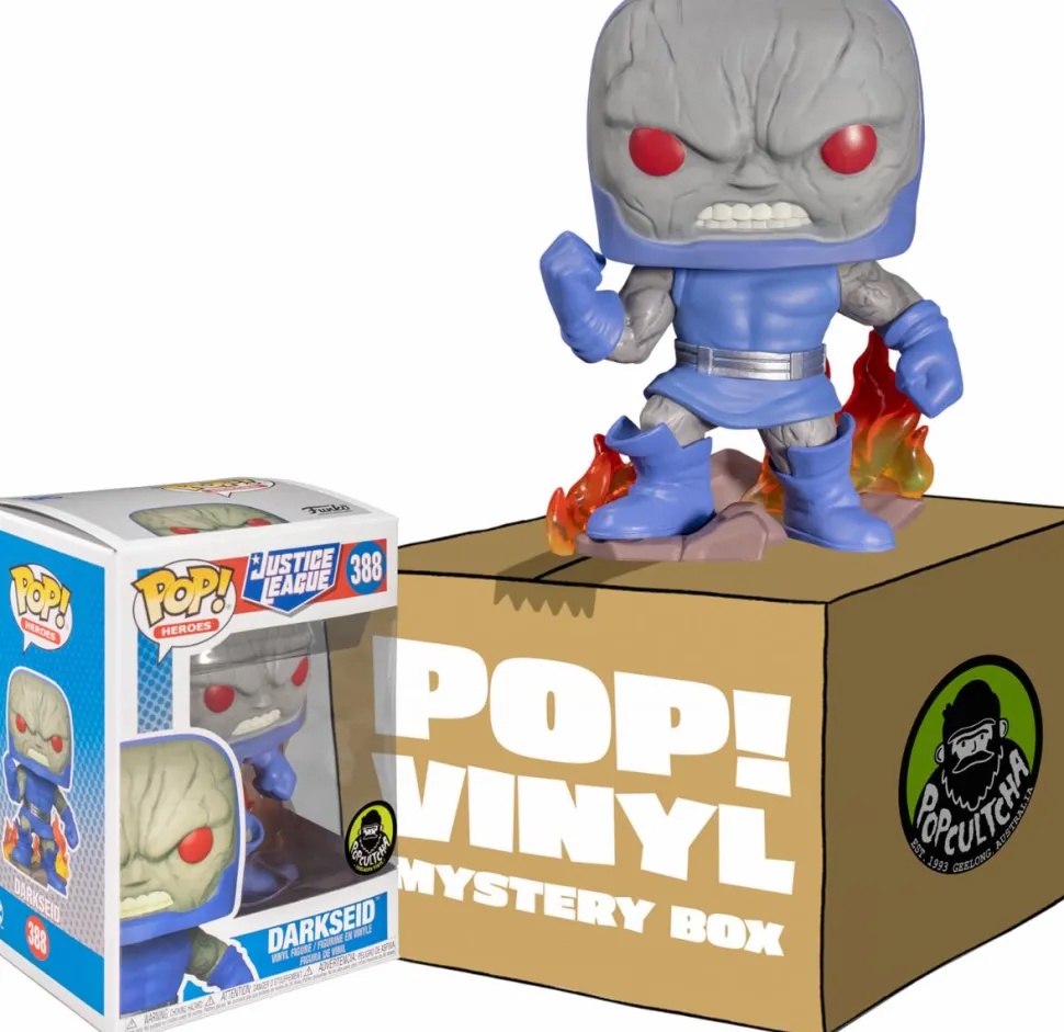 Funko Poplandia Mystery Box - Darkseid (Includes Darkseid & 3 Mystery Convention Exclusive Pop! Vinyl Figures)
