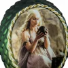 Game of Thrones - Glass Dragon Egg Christmas Ornament Daenerys Holding Egg (Green)