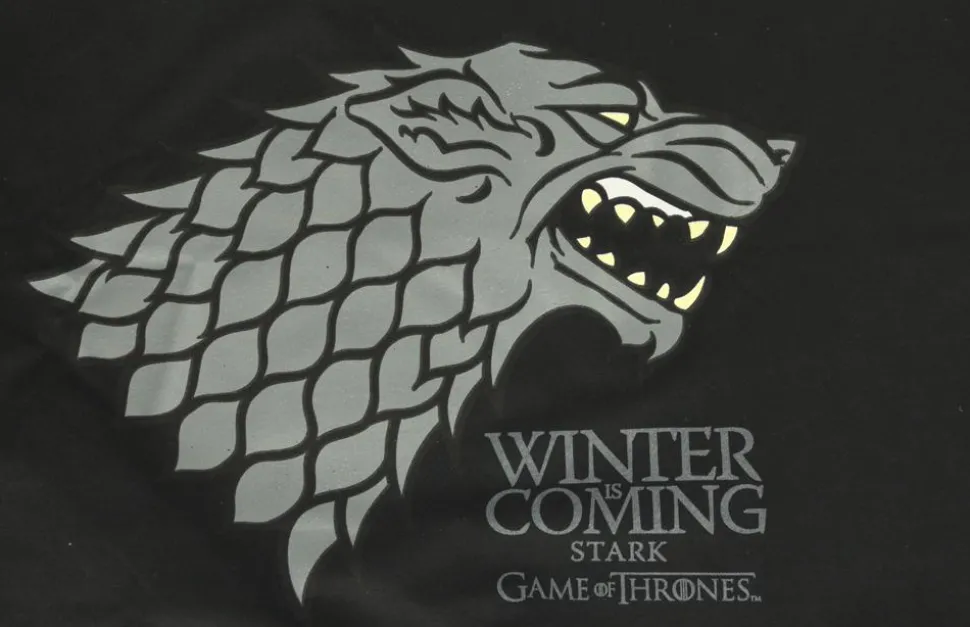 Game of Thrones - Stark House Sigil Black Male T-Shirt