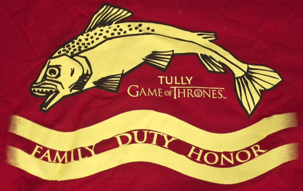 Game of Thrones - Tully House Sigil Red Male T-Shirt