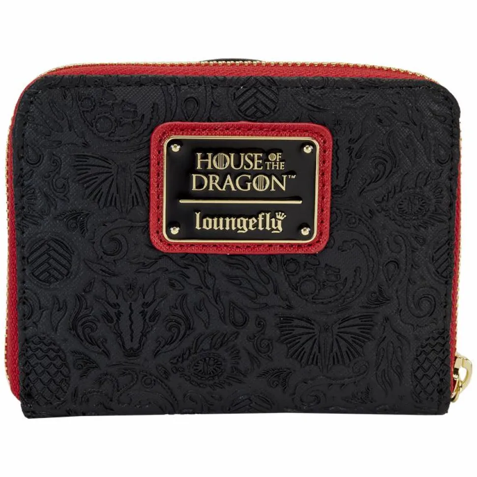 Game of Thrones: House of the Dragon - House Targaryen Sigil 4" Faux Leather Zip-Around Wallet
