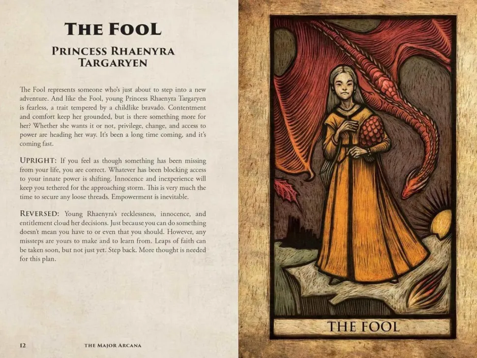 Game of Thrones: House of the Dragon - Tarot Deck and Guidebook