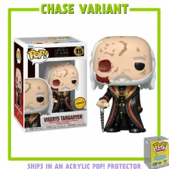 Game of Thrones: House of the Dragon - Masked Viserys Targaryen Pop! Vinyl Figure in Acrylic Pop! Protector (Chase Variant)