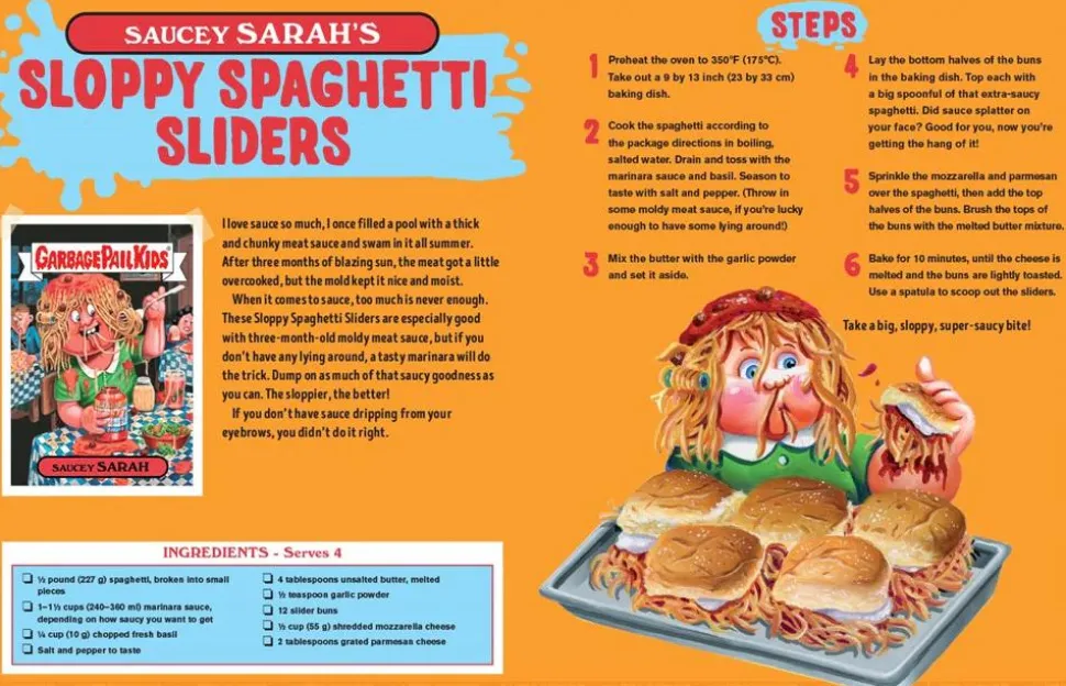 Garbage Pail Kids - The Garbage Pail Kids Cookbook Hardcover Book