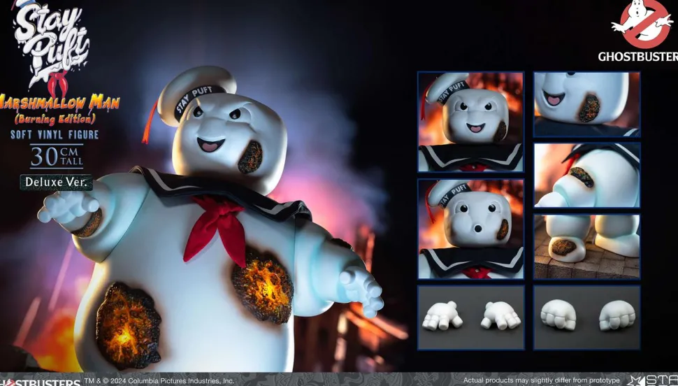 Ghostbusters - Stay Puft Marshmallow Man (Burning Edition) Deluxe 12" Statue