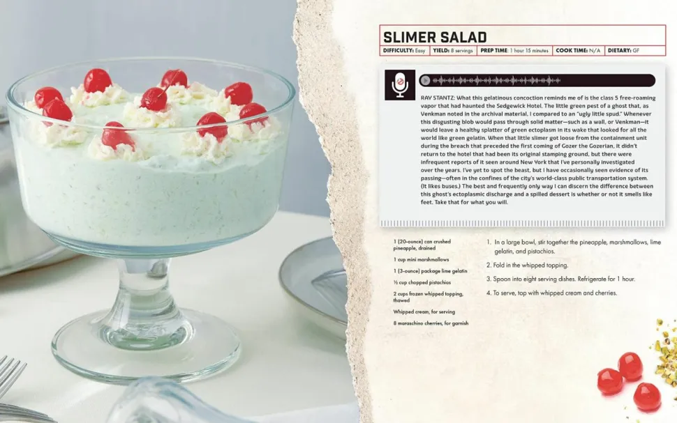 Ghostbusters - The Official Cookbook Hardcover Book