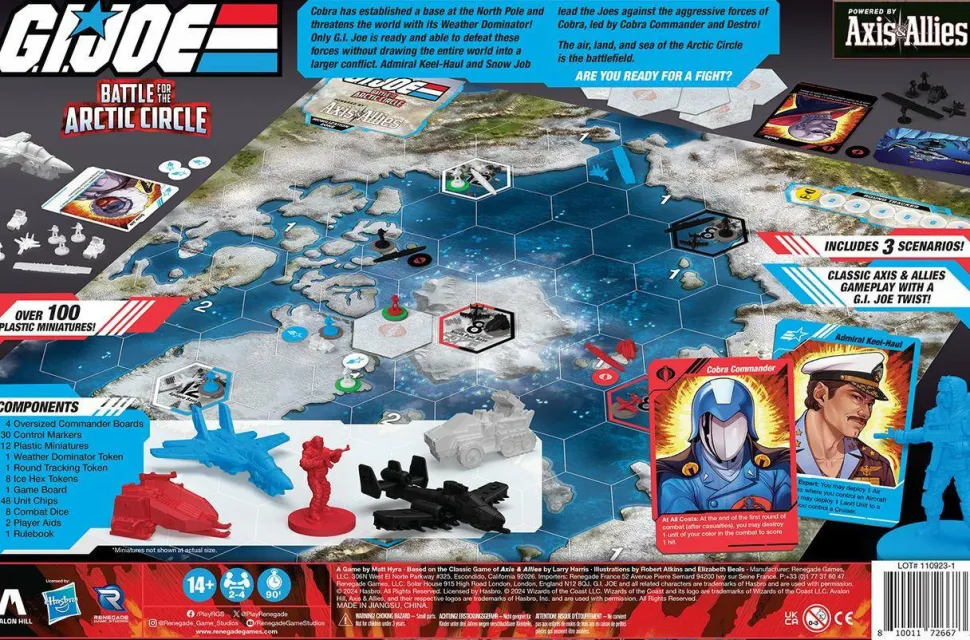 G.I. Joe - Battle for the Arctic Circle Board Game