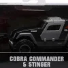 G.I. Joe - Cobra Commander & Stinger Hollywood Rides 1/32 Scale Die-Cast Vehicle Replica