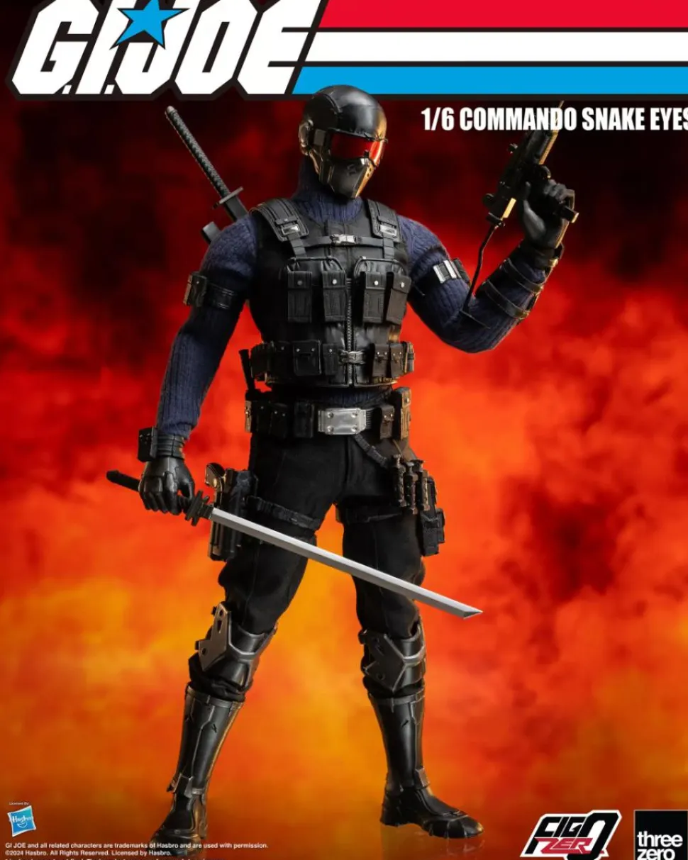 G.I. Joe - Commando Snake Eyes FigZero 1/6th Scale Action Figure