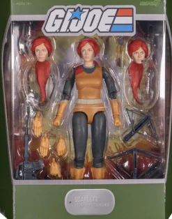 G.I. Joe: A Real American Hero - Scarlett Ultimates! 7” Scale Action Figure (Wave 3)