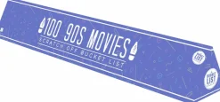 Gift Republic - 100 90's Movies Bucket List Scratch Off Poster