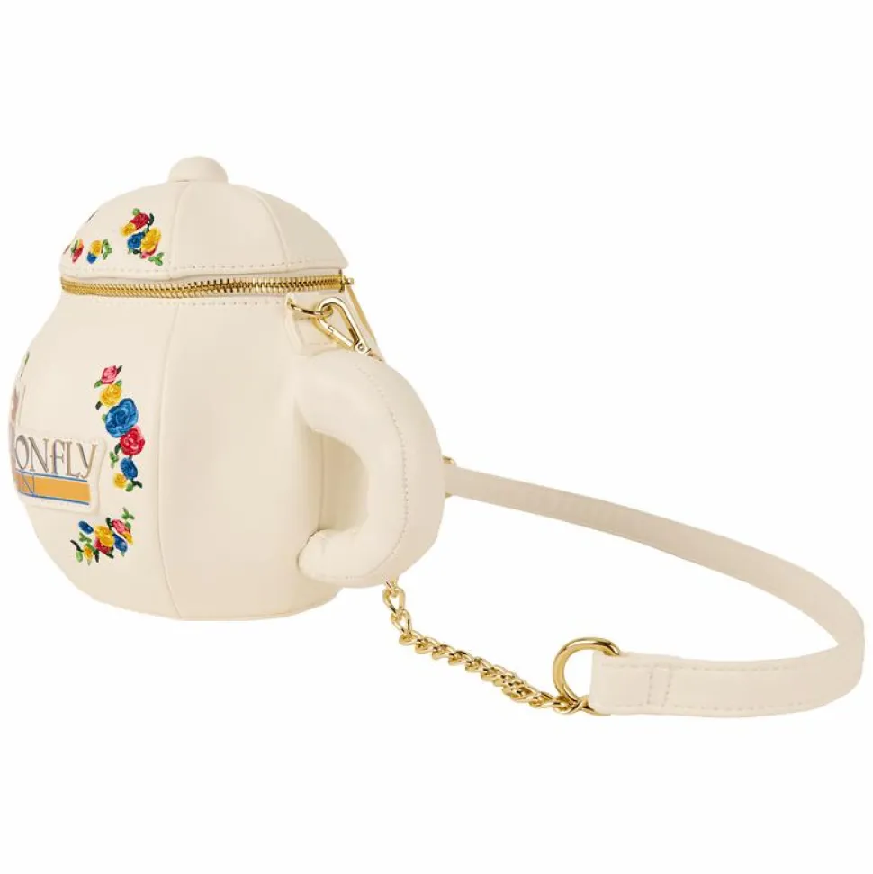Gilmore Girls - Dragonfly Inn Figural Teapot 9" Faux Leather Crossbody Bag