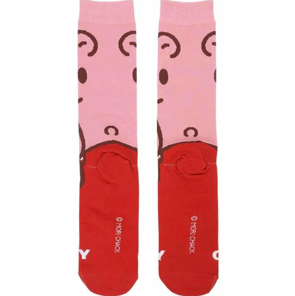 Gloomy Bear - Gloomy Bear Animigos 360 Character Men's Crew Socks (Shoe Size 8-12)