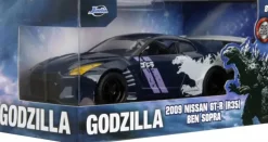 Godzilla - 2009 Nissan GT-R (R35) Ben Sopra Hollywood Rides 1/32 Scale Die-Cast Vehicle Replica