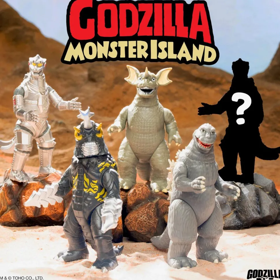 Godzilla - Toho Wave 7 Monster Island Blind Box ReAction 3.75" Action Figure (Single Unit)