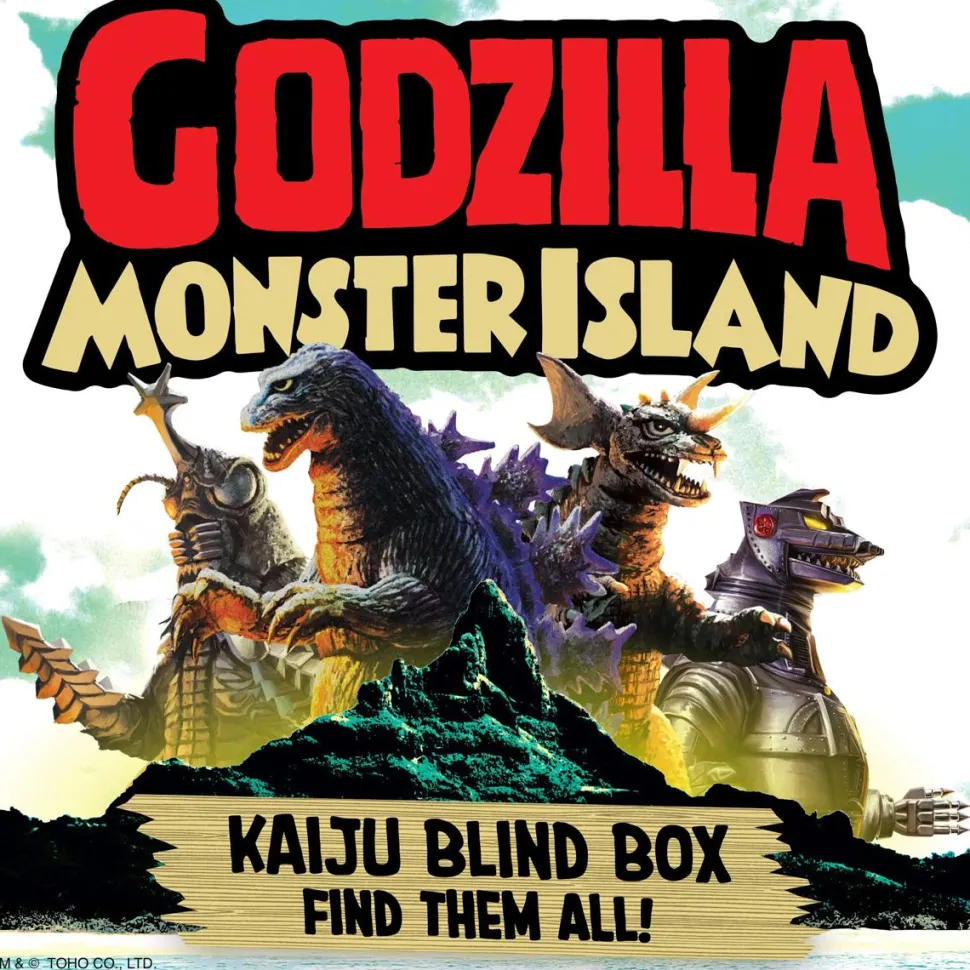 Godzilla - Toho Wave 7 Monster Island Blind Box ReAction 3.75" Action Figure (Single Unit)