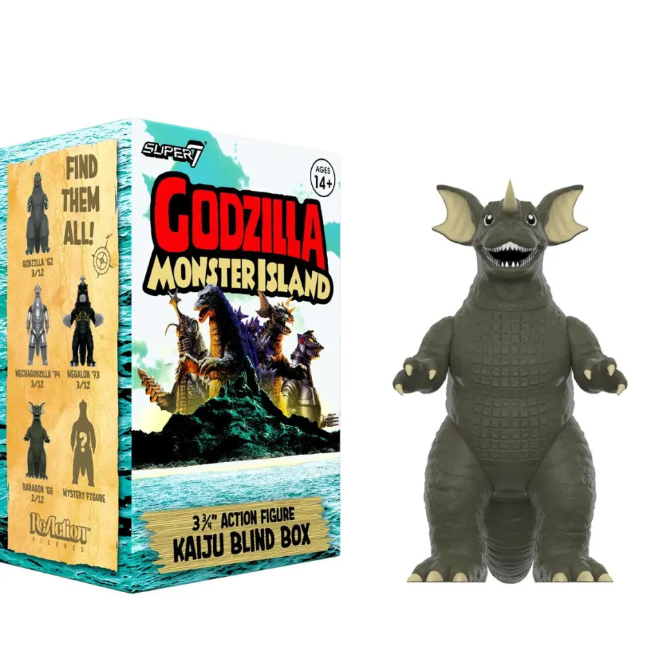 Godzilla - Toho Wave 7 Monster Island Blind Box ReAction 3.75" Action Figure (Single Unit)