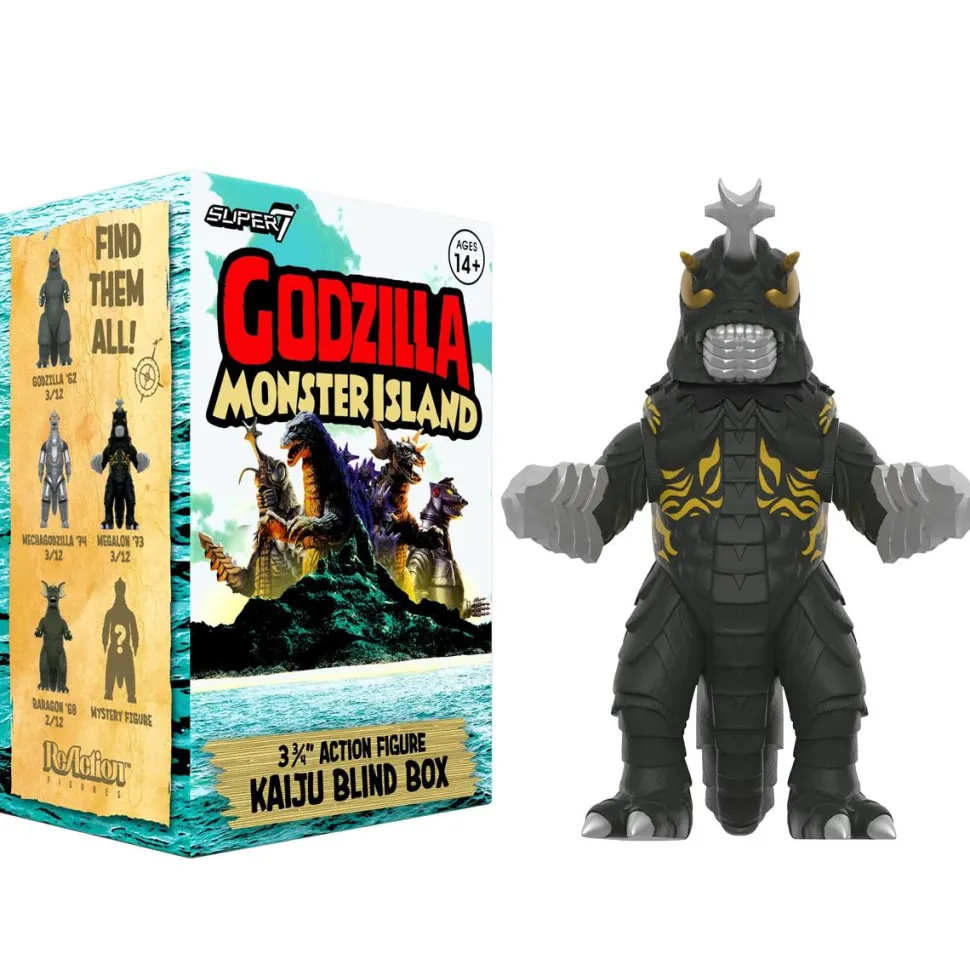 Godzilla - Toho Wave 7 Monster Island Blind Box ReAction 3.75" Action Figure (Single Unit)