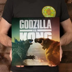 Godzilla vs Kong (2021) - Original Motion Picture Soundtrack by Tom Holkenborg 2xLP Vinyl Record (Electric Blue & Hot Pink Swirl & Fire Orange & Black Smoke)
