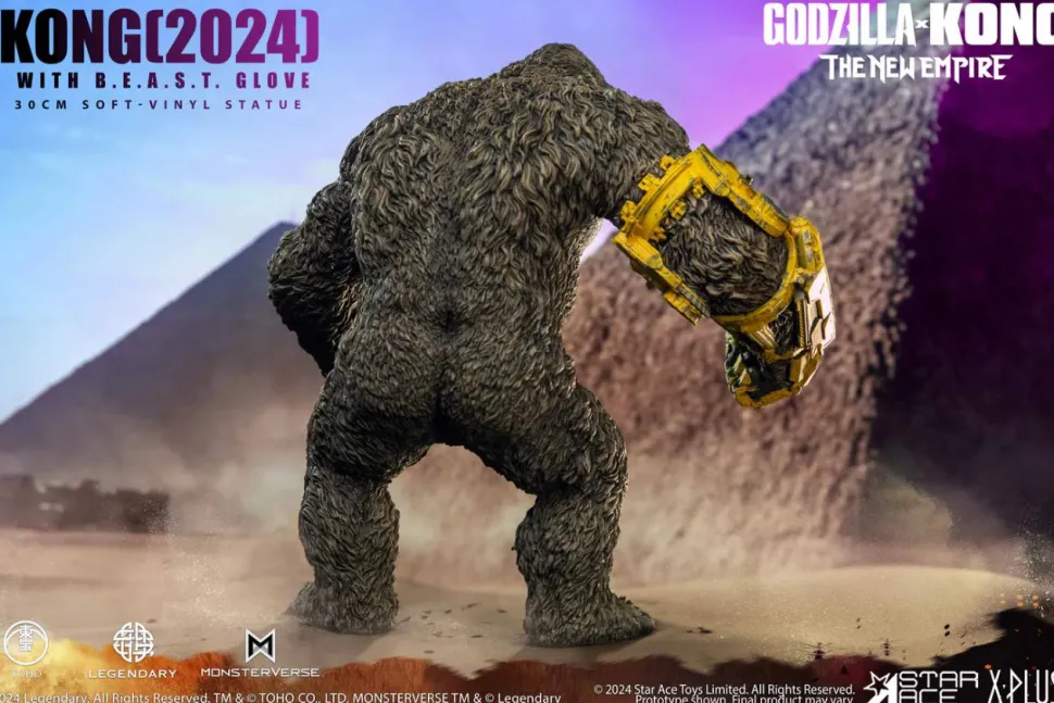 Godzilla x Kong: The New Empire (2024) - Kong with B.E.A.S.T. Glove 12" Statue