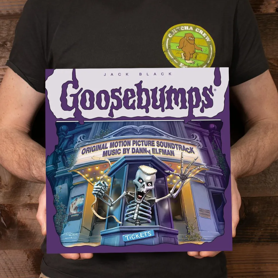 Goosebumps (2015) - Original Motion Picture Music by Danny Elfman 2xLP Vinyl Record (“The Haunted Mask" Neon Green Marble & Fire Orange Coloured Vinyl)