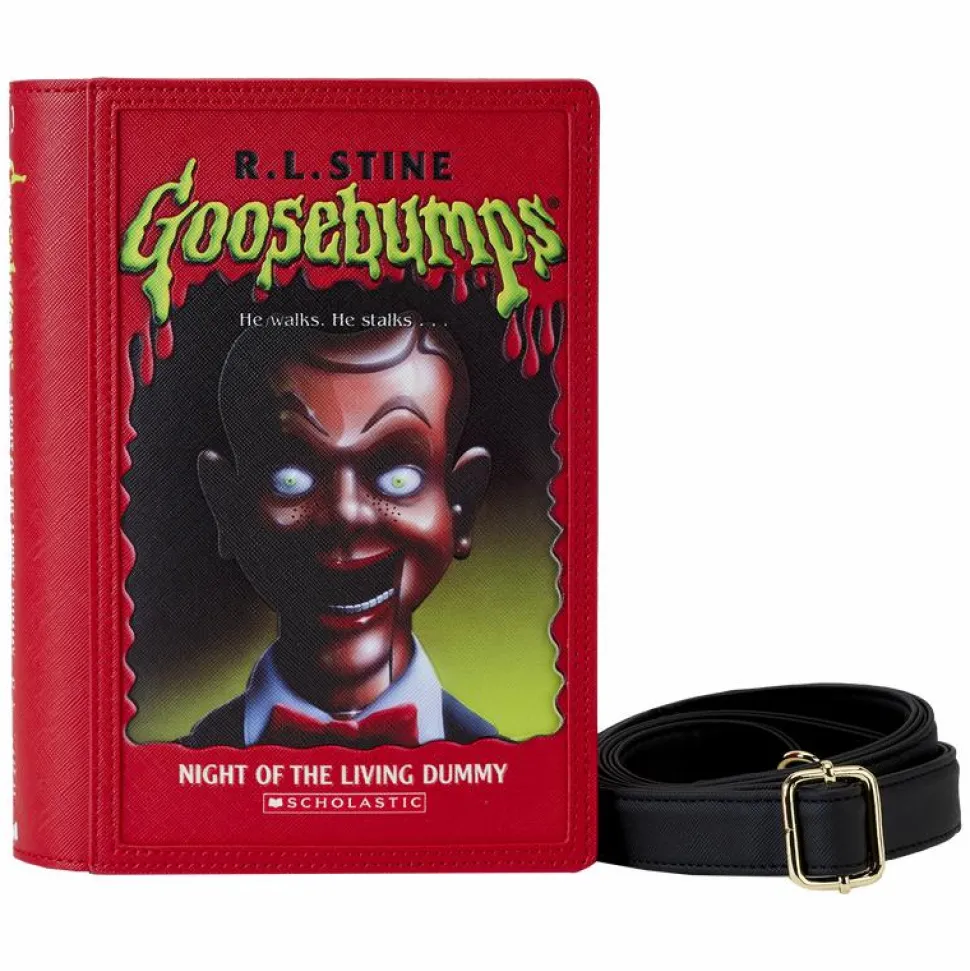Goosebumps - Slappy Book Cover 6" Faux Leather Crossbody Bag