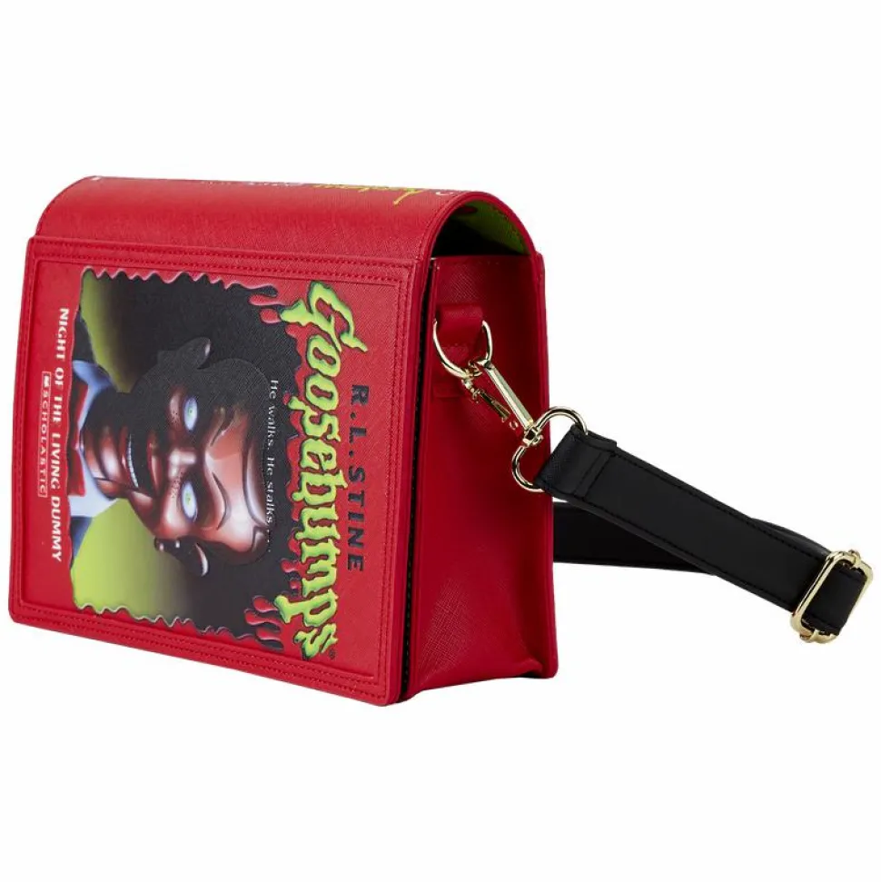 Goosebumps - Slappy Book Cover 6" Faux Leather Crossbody Bag
