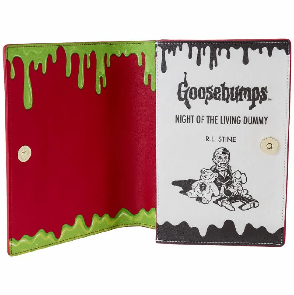Goosebumps - Slappy Book Cover 6" Faux Leather Crossbody Bag