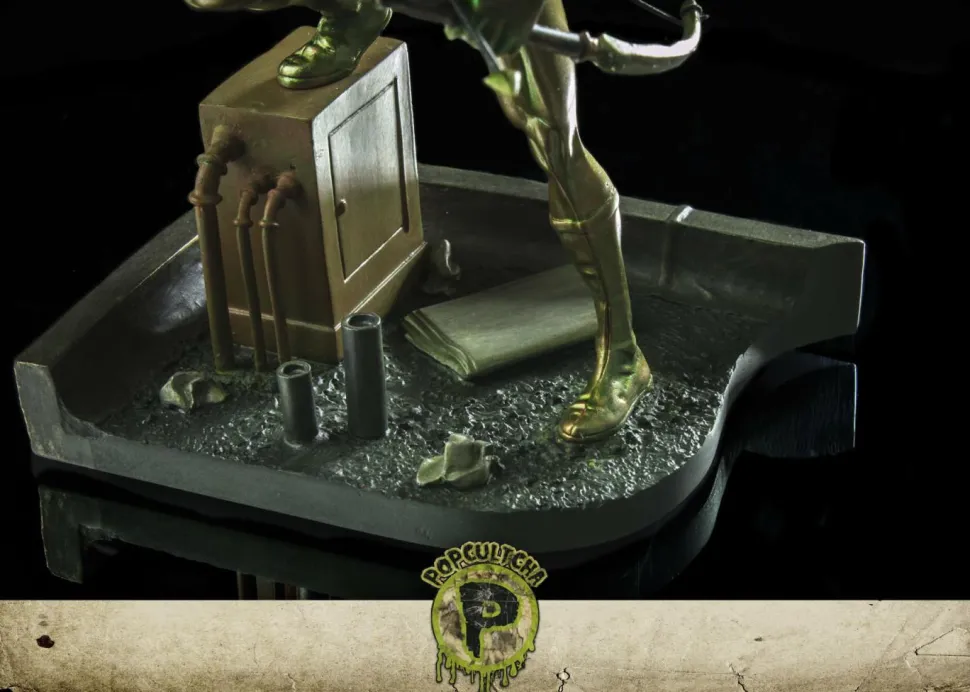 Green Arrow - Green Arrow Metallic 6" Mini Statue