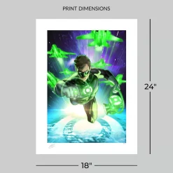 Green Lantern - Hal Jordan Fine Art Print by Taurin Clarke