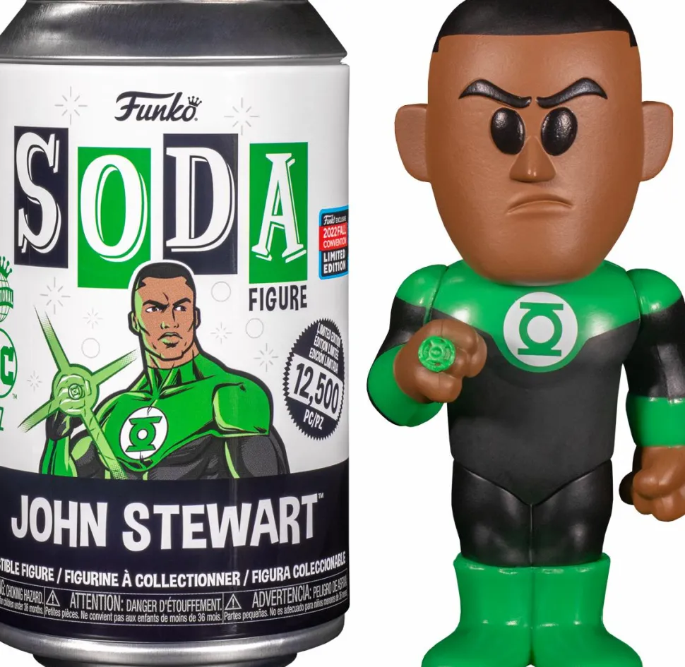 Green Lantern - John Stewart Vinyl SODA Figure in Collector Can (2022 Fall Convention Exclusive) (International Edition)