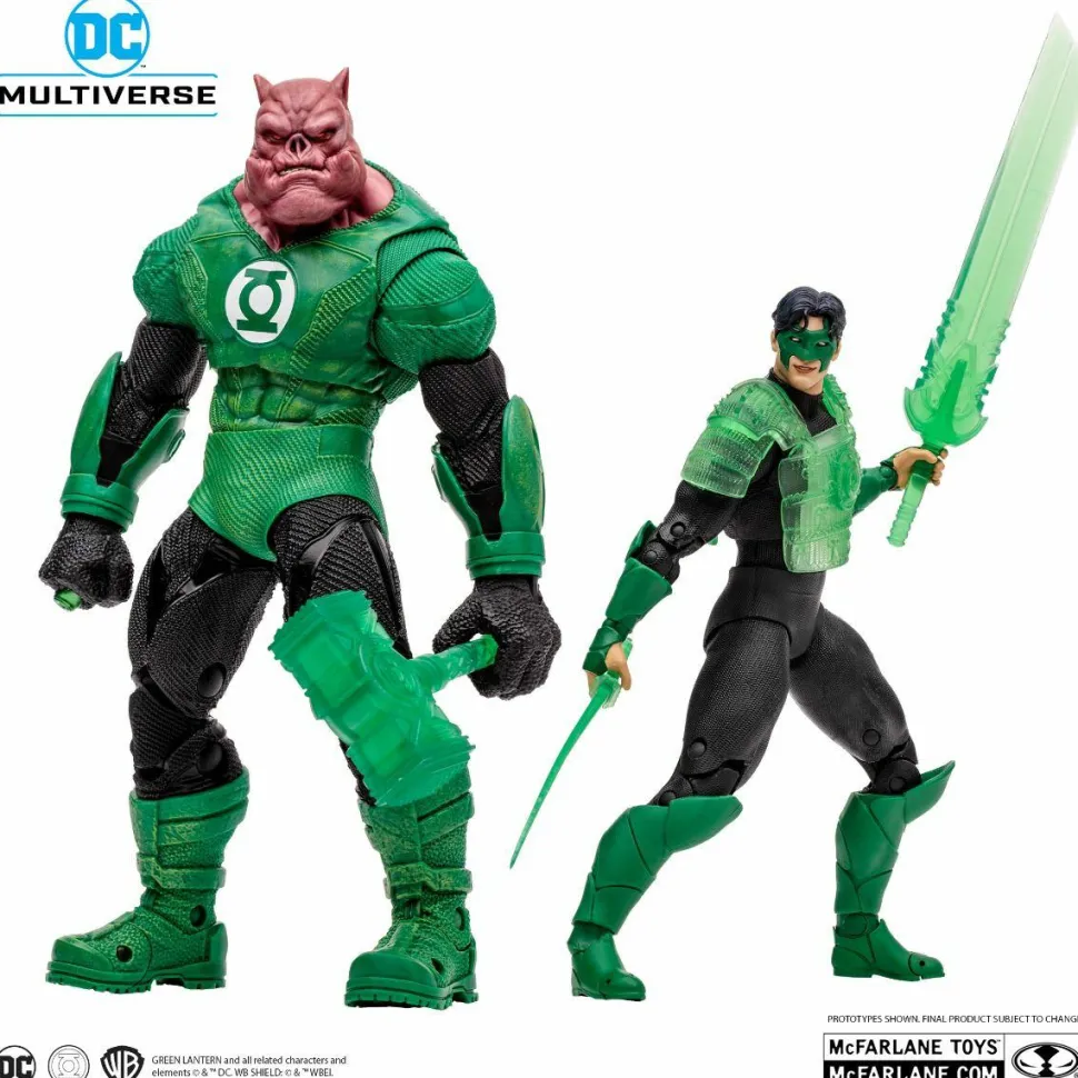 Green Lantern - Kilowog & Green Lantern Kyle Rayner DC Multiverse Gold Label 7" Scale Action Figure 2-Pack