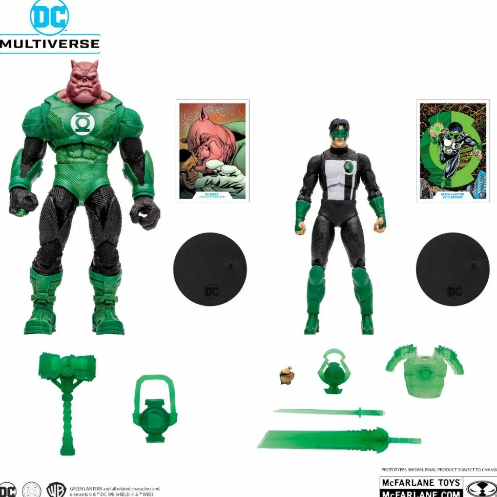 Green Lantern - Kilowog & Green Lantern Kyle Rayner DC Multiverse Gold Label 7" Scale Action Figure 2-Pack