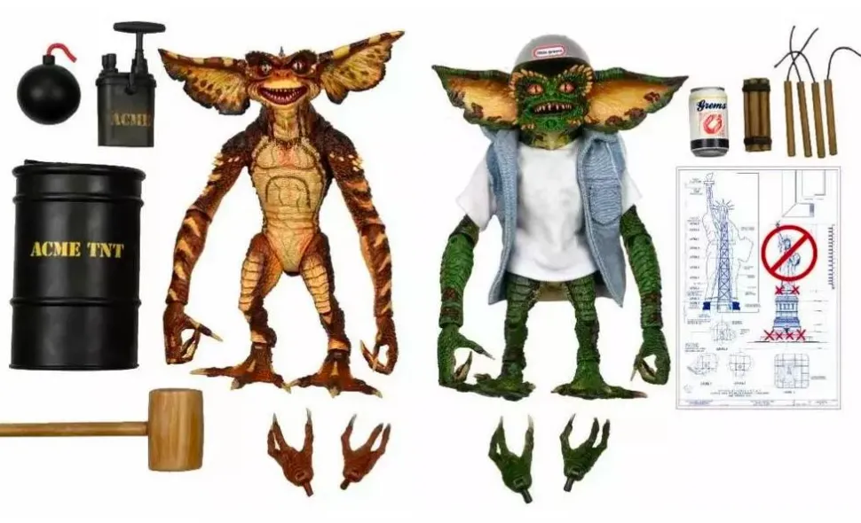 Gremlins 2: The New Batch - Demolition Gremlins Ultimate 7” Scale Action Figure 2-Pack