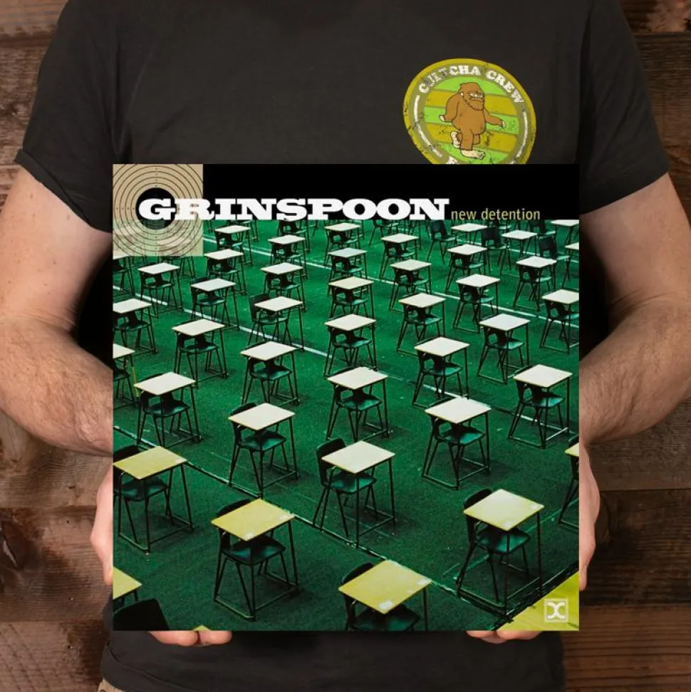 Grinspoon - New Detention 20th Anniversary Edition LP Vinyl Record (Green Marble Coloured Vinyl)