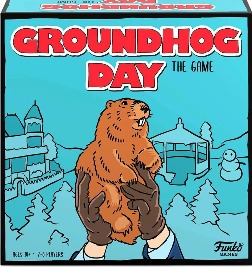 Groundhog Day - Groundhog Day: The Game & Punxsutawney Phil Flocked Pop! Figure Box Set