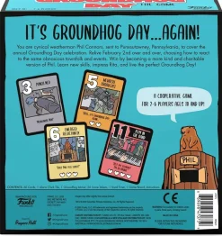 Groundhog Day - Groundhog Day: The Game & Punxsutawney Phil Flocked Pop! Figure Box Set